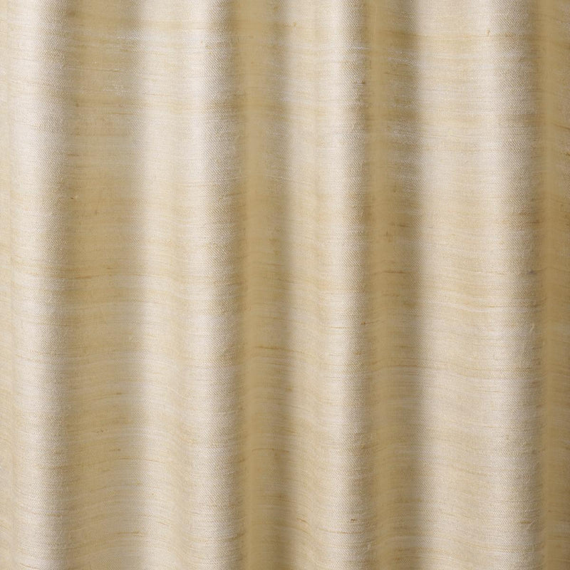 SCHUMACHER AMIR HANDWOVEN SILK CASEMENT OYSTER FABRIC | Atlanta Fabrics