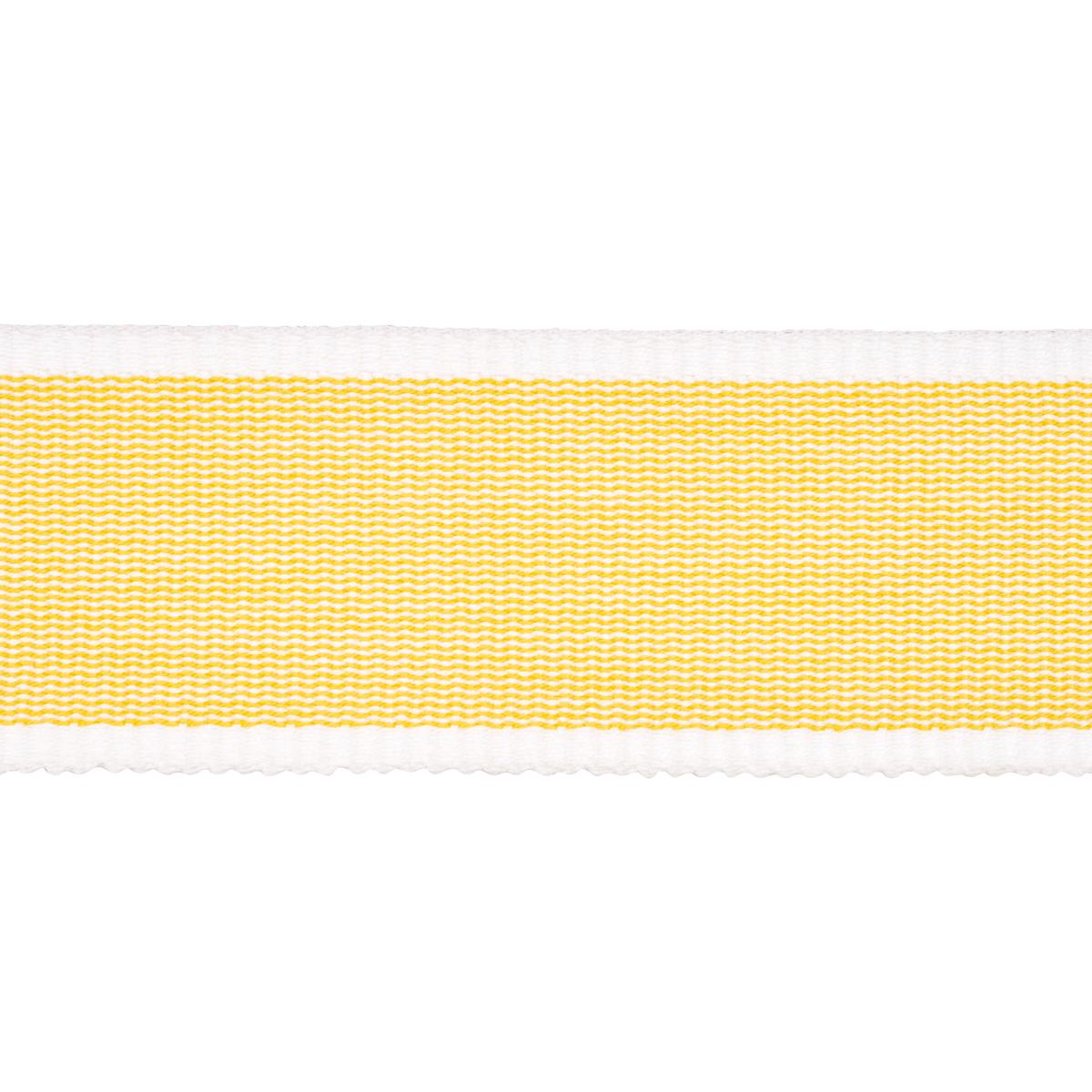 Schumacher SANDPIPER TAPE MEDIUM YELLOW Trim | Atlanta Fabrics