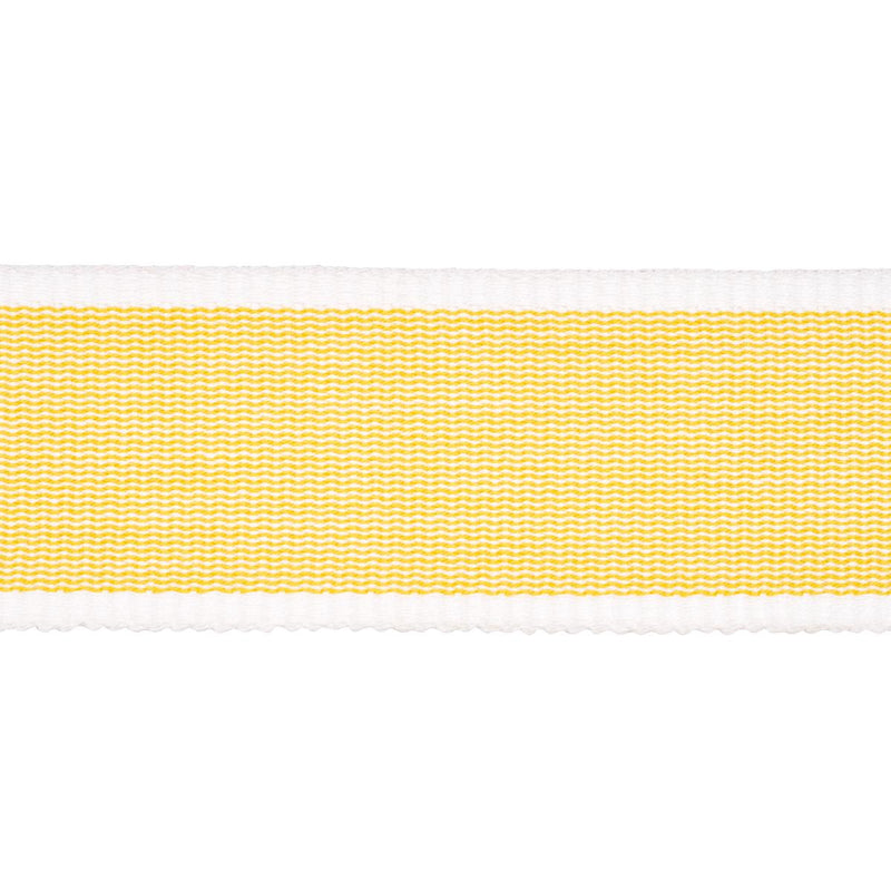 Schumacher SANDPIPER TAPE MEDIUM YELLOW Trim | Atlanta Fabrics