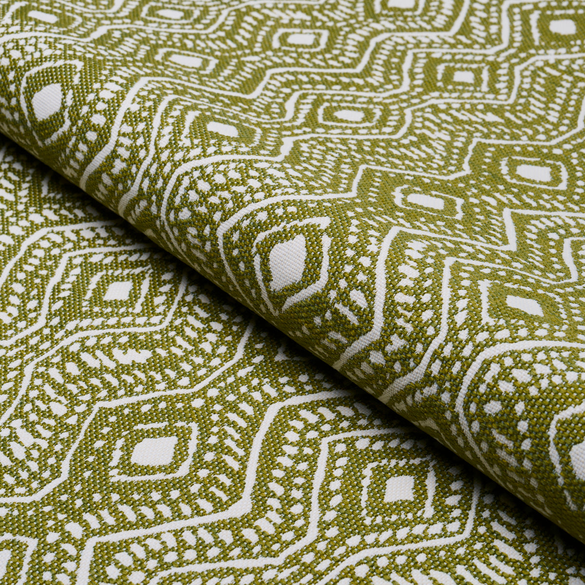 Schumacher COLMA INDOOR/OUTDOOR VERDE Fabric | Atlanta Fabrics