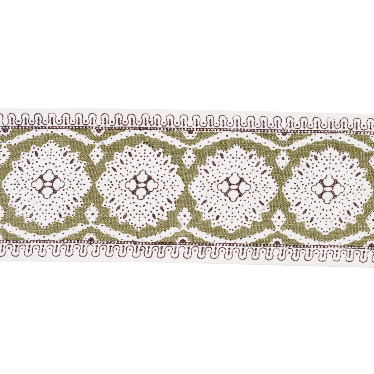 Schumacher MAXIMILIAN TAPE GREEN Trim | Atlanta Fabrics