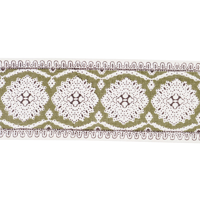 Schumacher MAXIMILIAN TAPE GREEN Trim | Atlanta Fabrics