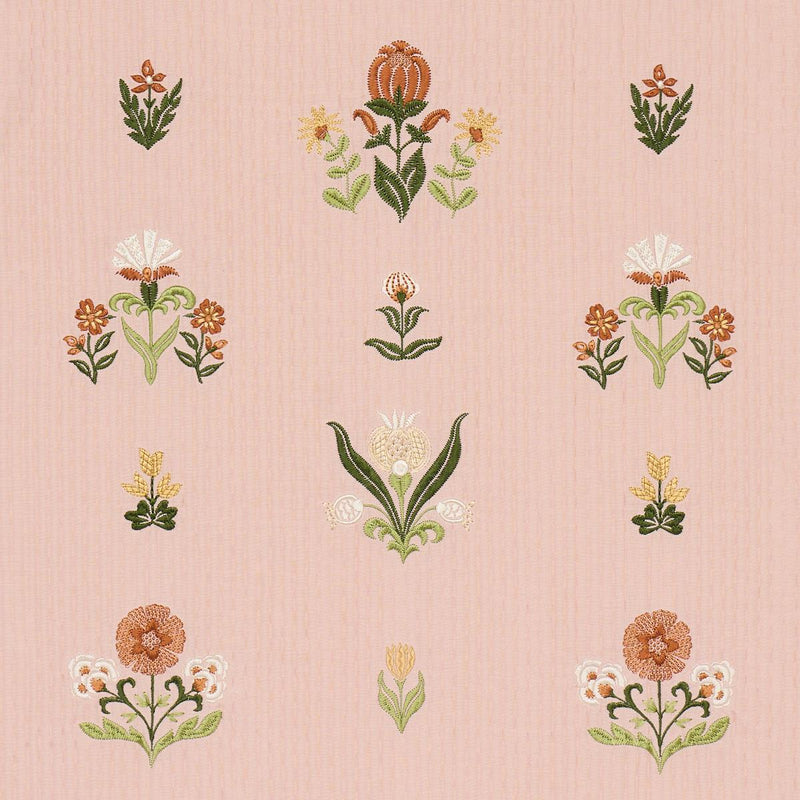 SCHUMACHER ELMSLIE EMBROIDERY PETAL FABRIC | Atlanta Fabrics