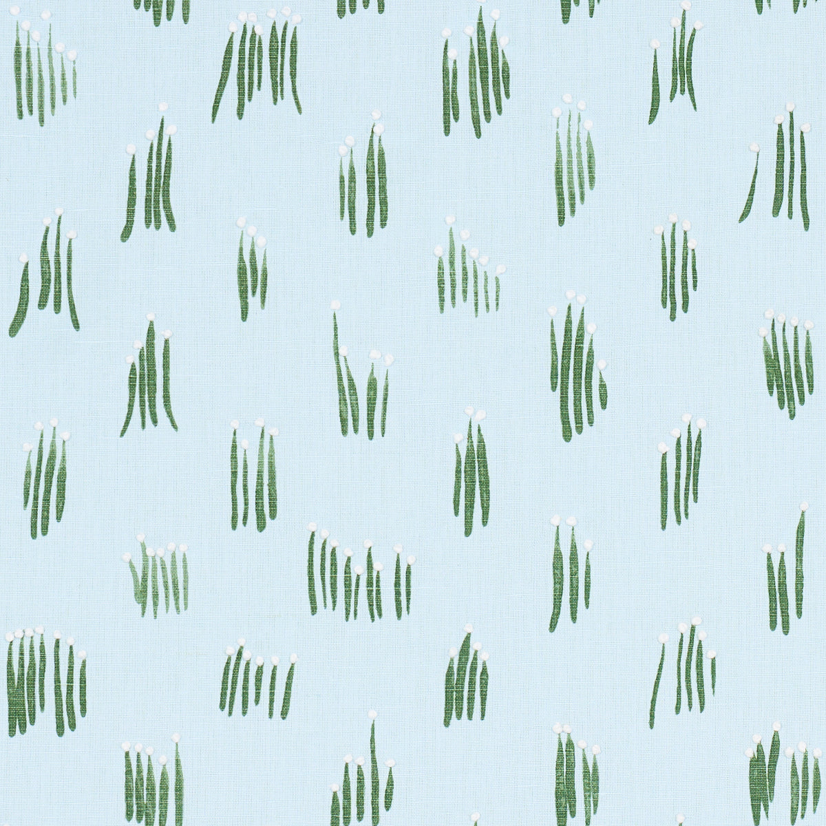 MEADOW BUTTON HAND EMBROIDERY BLUE