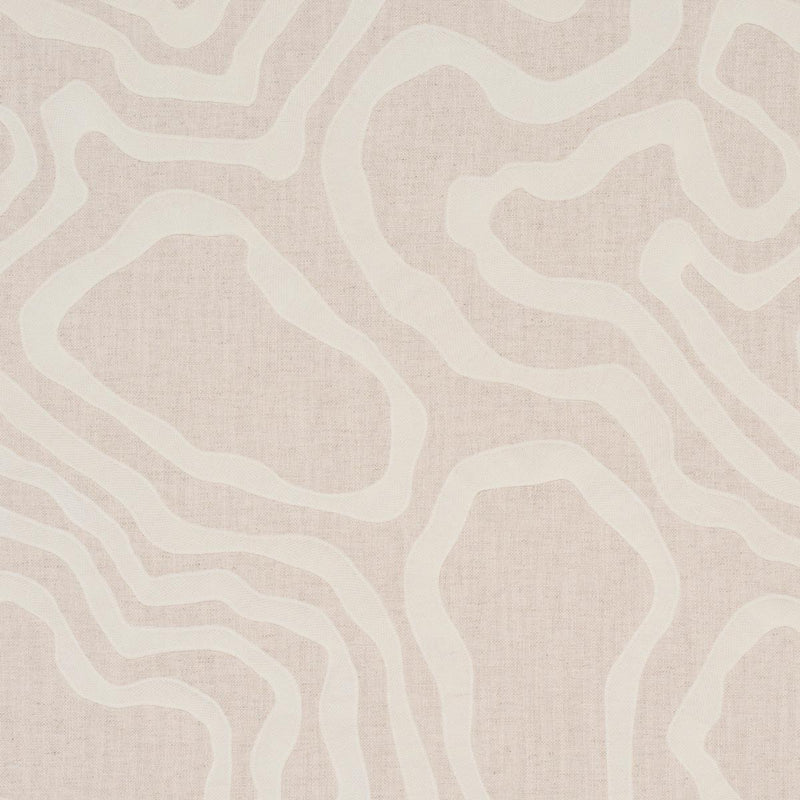 SCHUMACHER DEFEO EMBROIDERY BONE FABRIC | Atlanta Fabrics