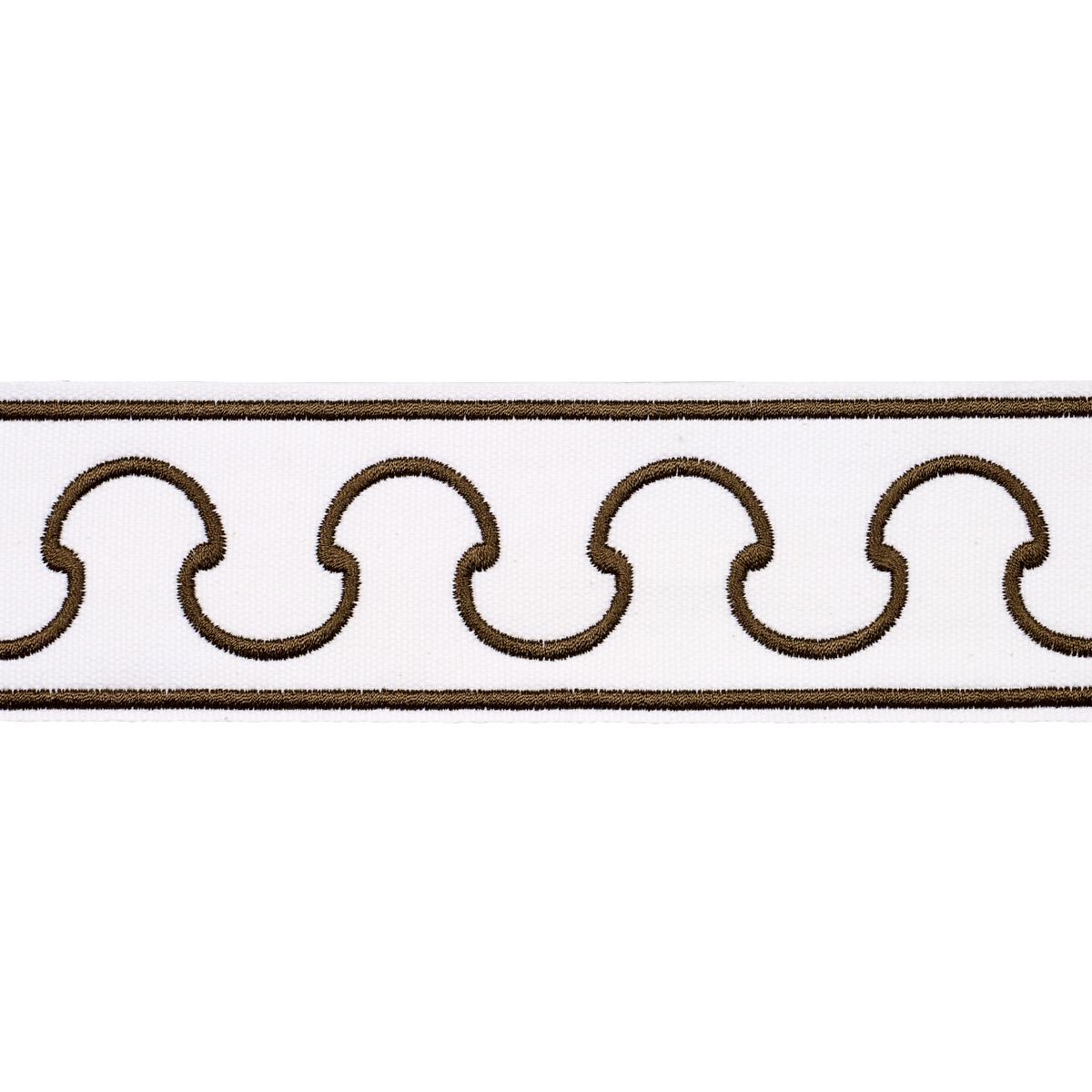 SCHUMACHER GRENELLE TAUPE TRIM | Atlanta Fabrics