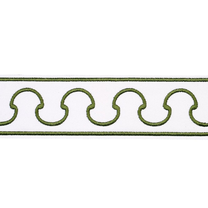 SCHUMACHER GRENELLE GREEN TRIM | Atlanta Fabrics