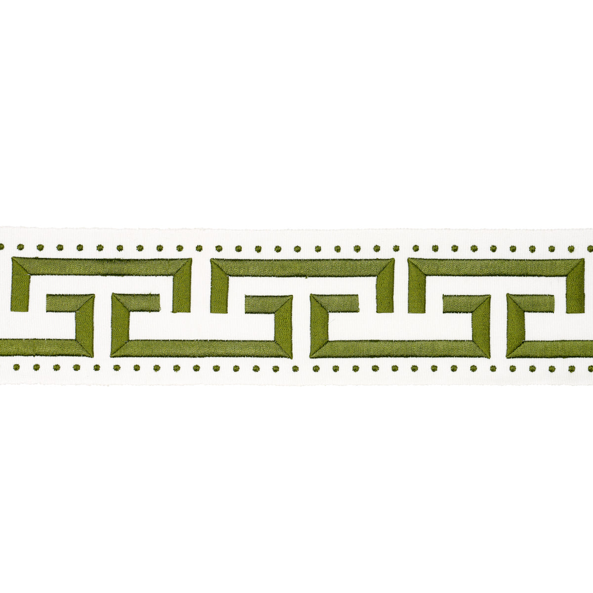 Schumacher MARGO FRET GREEN Trim | Atlanta Fabrics