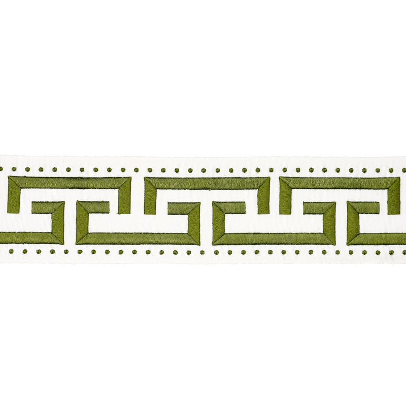 Schumacher MARGO FRET GREEN Trim | Atlanta Fabrics