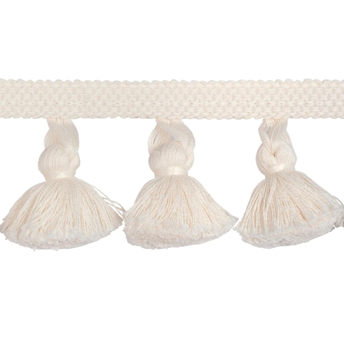 COTTON TASSEL FRINGE IVORY