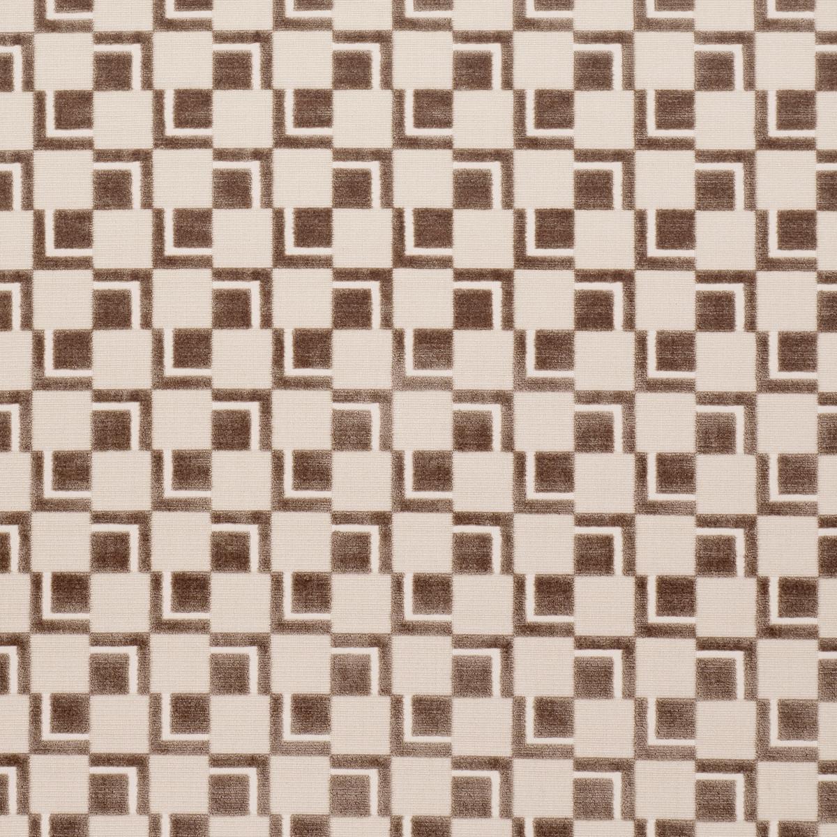 SCHUMACHER EDISON VELVET CHAMPAGNE FABRIC | Atlanta Fabrics
