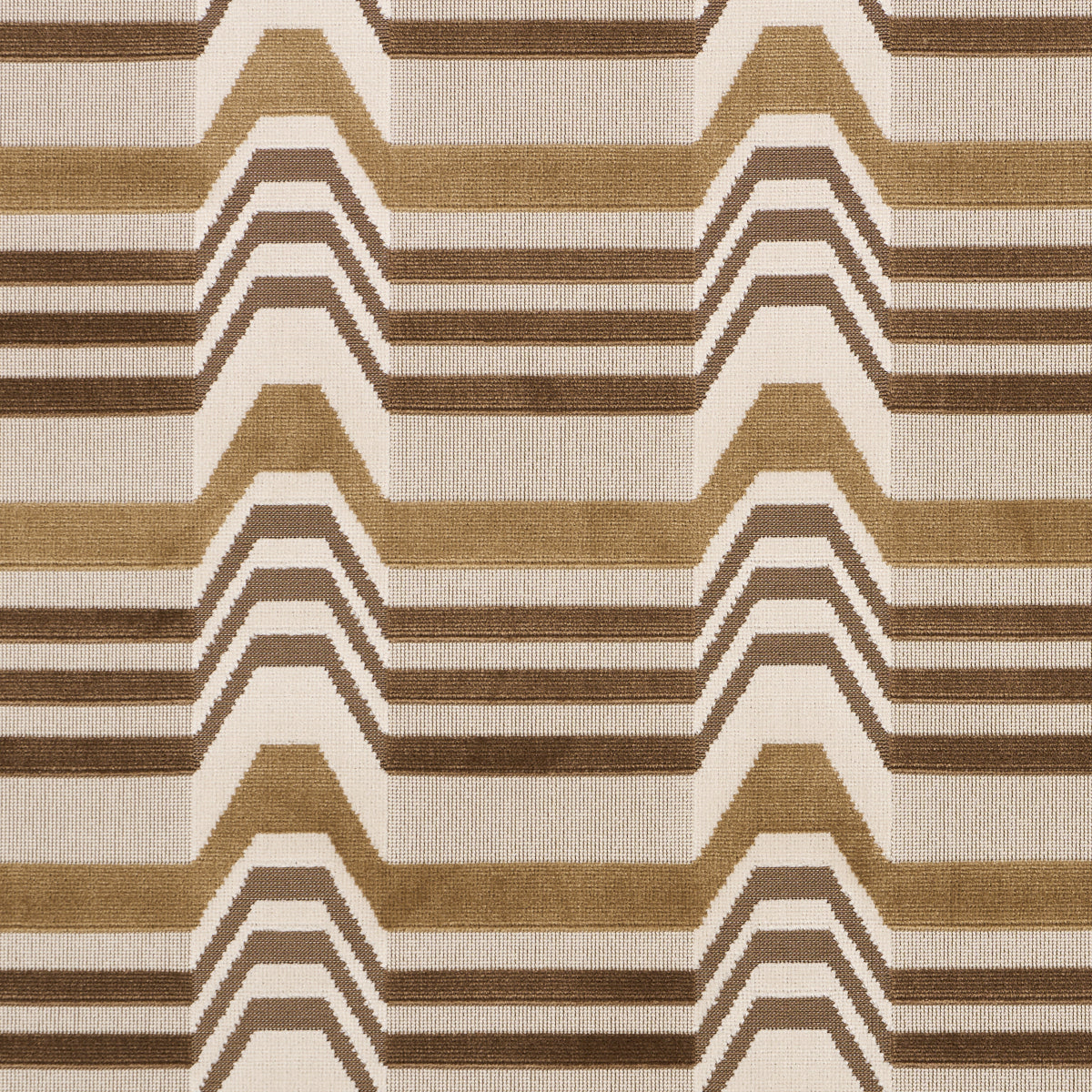 Schumacher ALDO VELVET MOCHA & CAMEL Fabric | Atlanta Fabrics