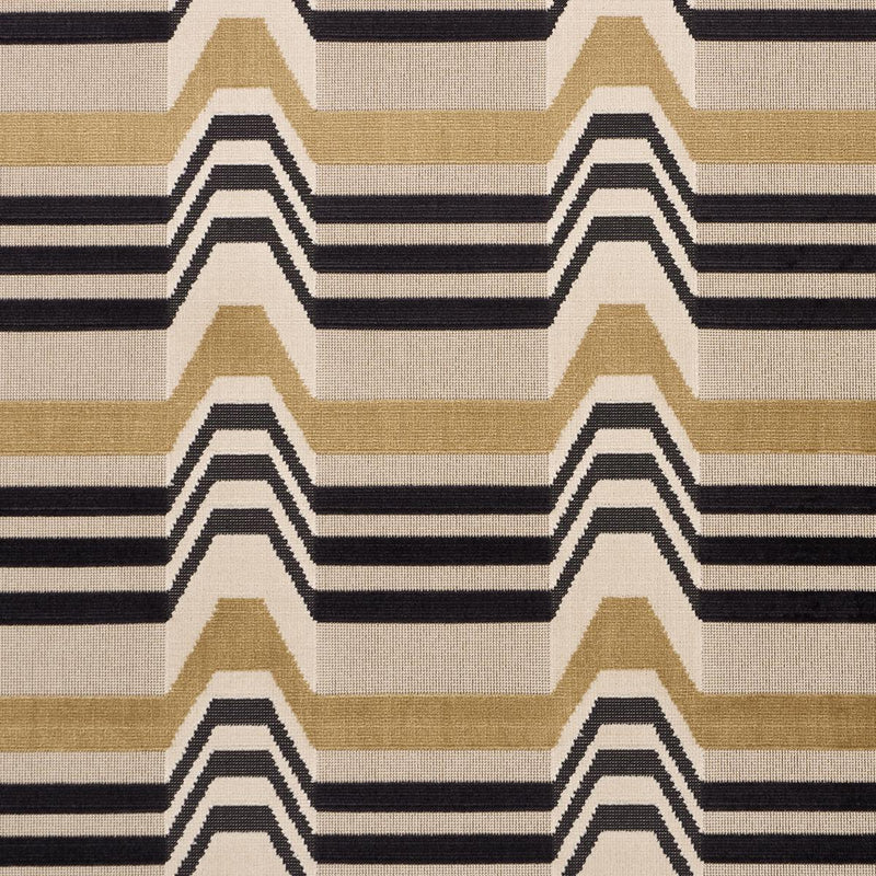SCHUMACHER ALDO VELVET MOCHA & NOIR FABRIC | Atlanta Fabrics