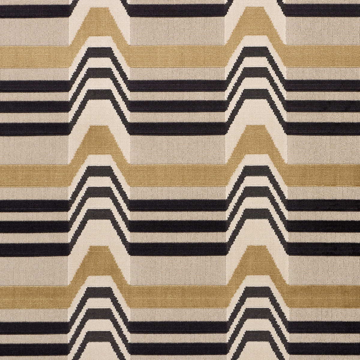 Schumacher ALDO VELVET MOCHA & NOIR Fabric | Atlanta Fabrics