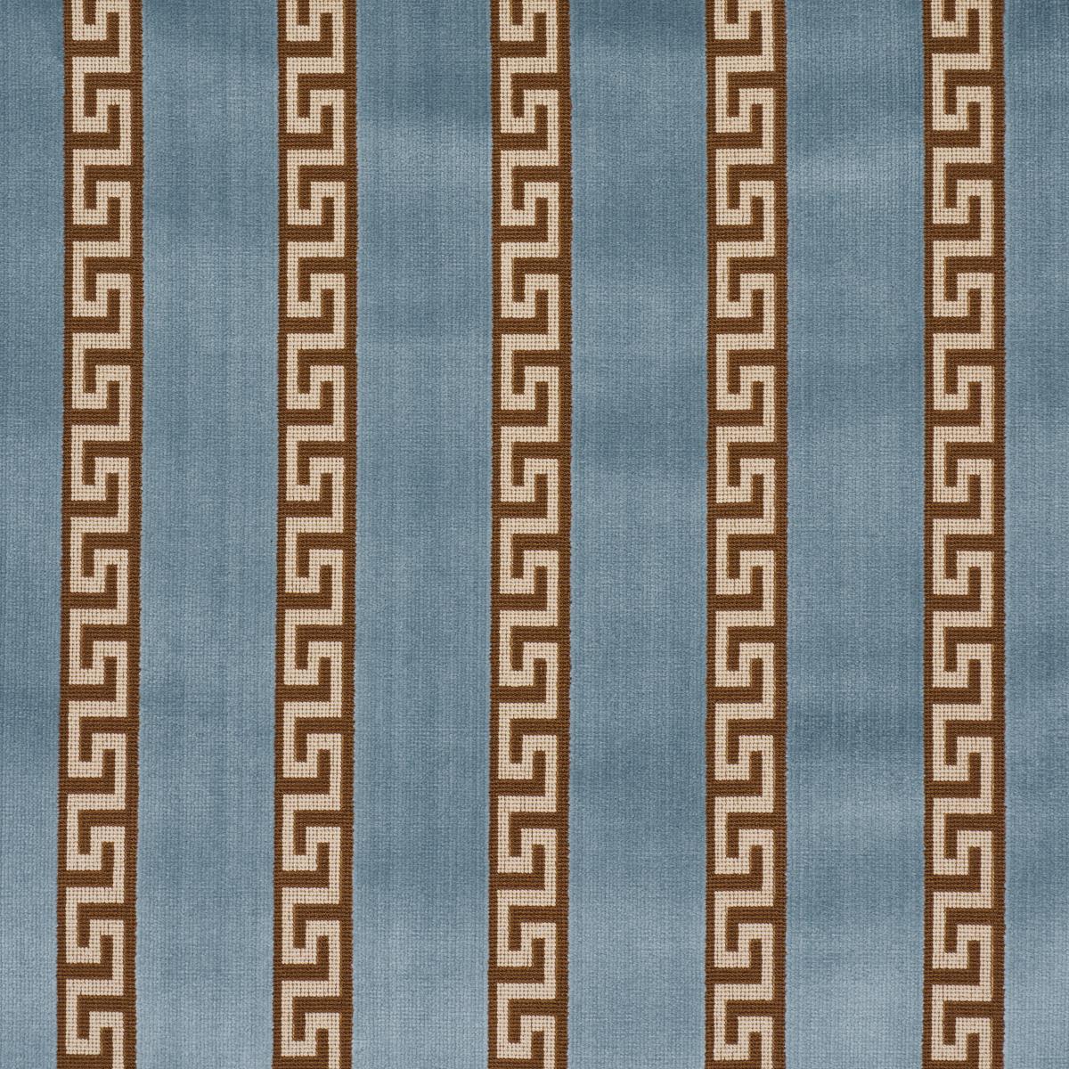 DARIUS VELVET STRIPE AQUAMARINE
