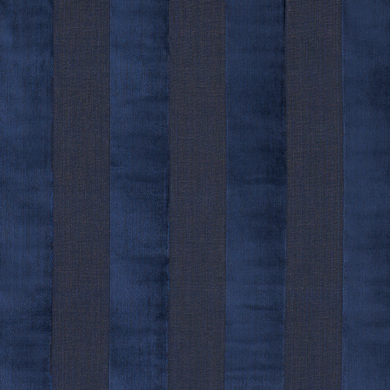 Schumacher CUNARD STRIÌä VELVET SAPPHIRE Fabric | Atlanta Fabrics