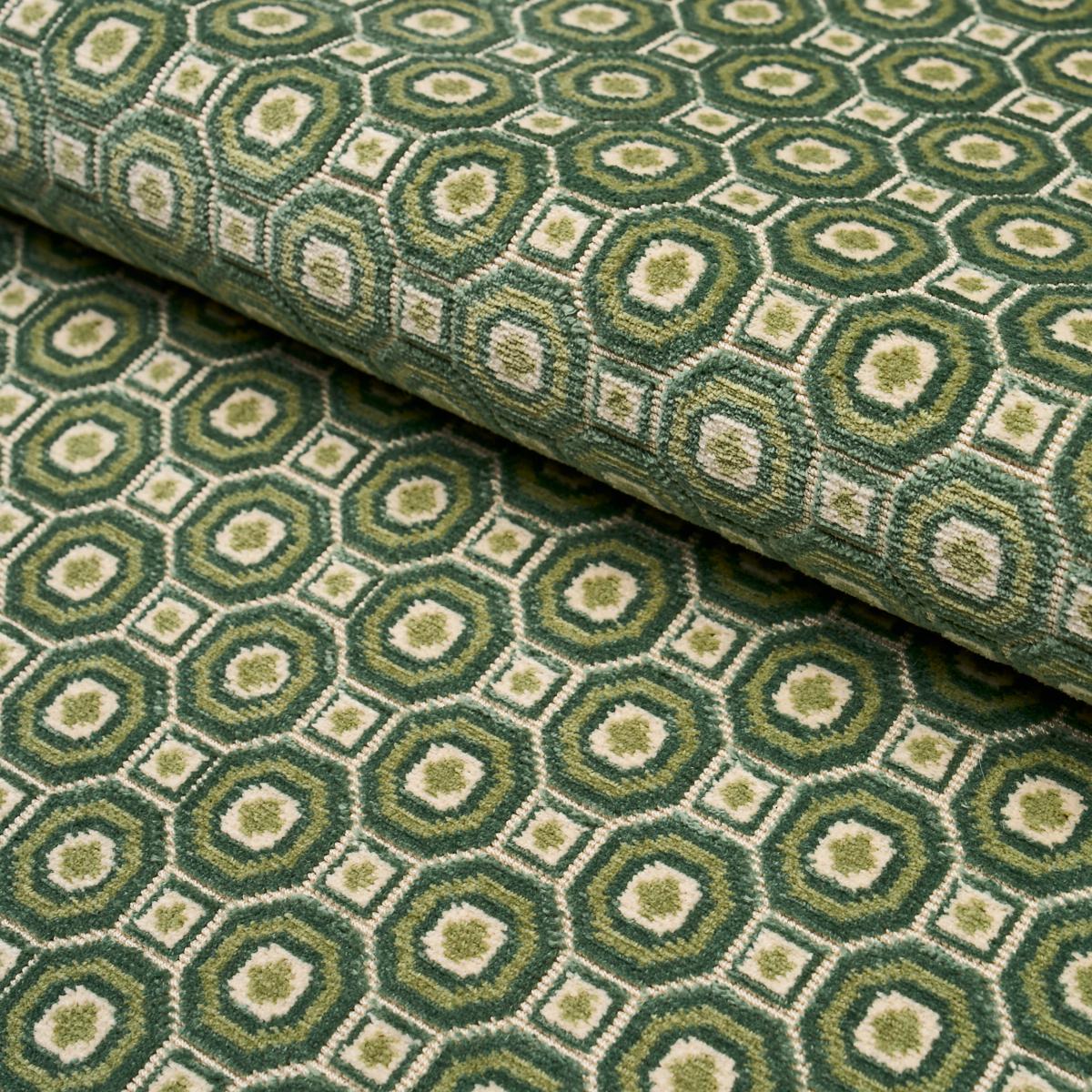 Schumacher TRIANON CUT VELVET JARDIN Fabric | Atlanta Fabrics