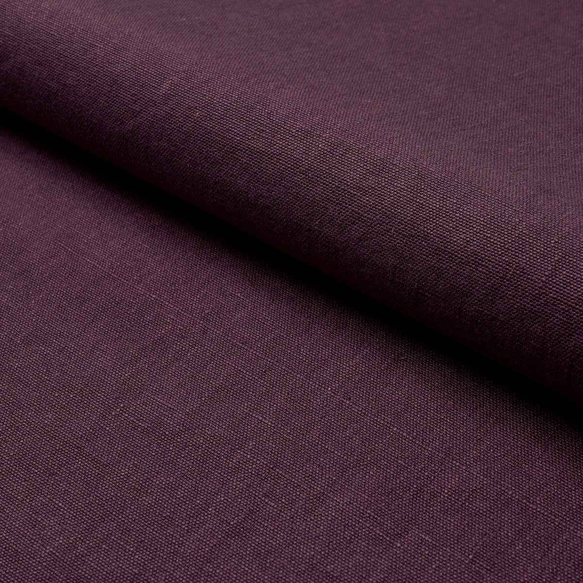 Schumacher JUMI STONEWASHED LINEN AUBERGINE Fabric | Atlanta Fabrics
