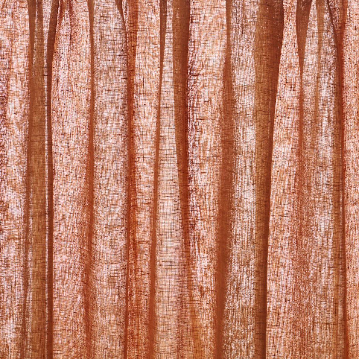 Schumacher AYA SHEER RUST Fabric | Atlanta Fabrics