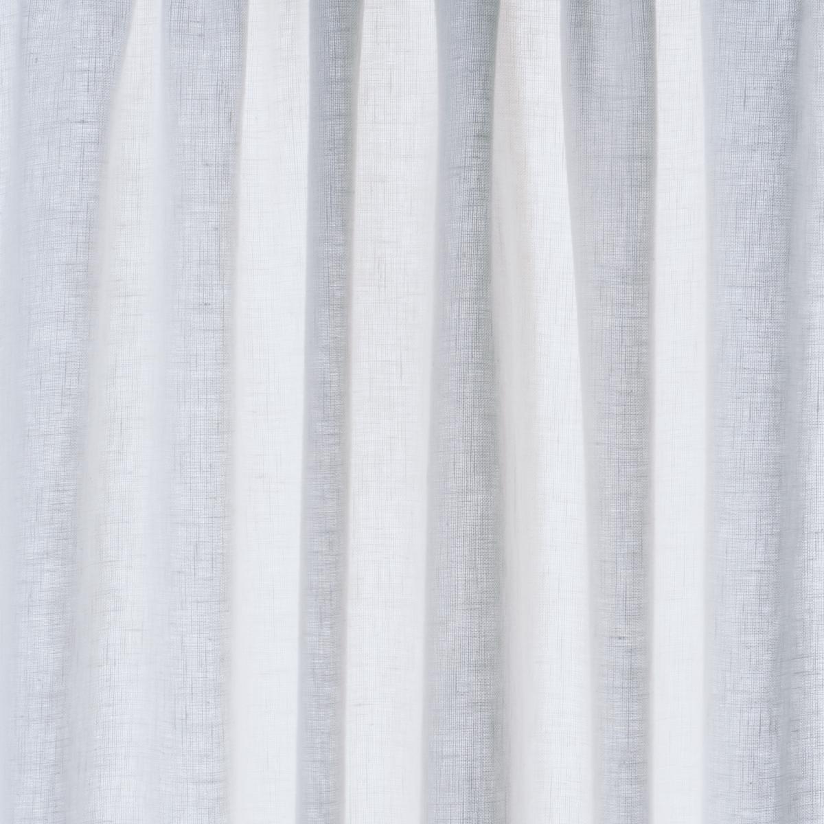 LESLIE STONEWASHED SHEER WHITE