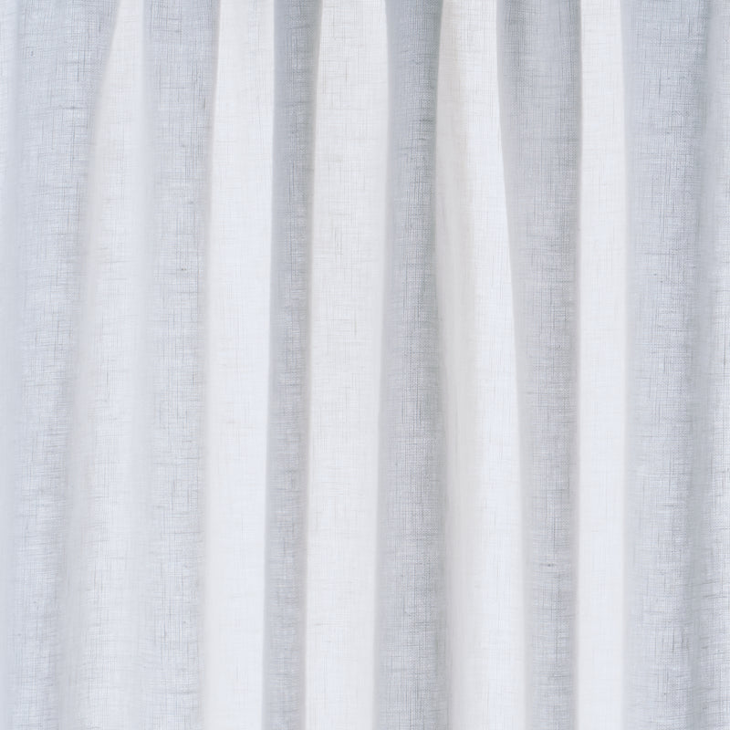 Schumacher LESLIE STONEWASHED SHEER WHITE Fabric | Atlanta Fabrics