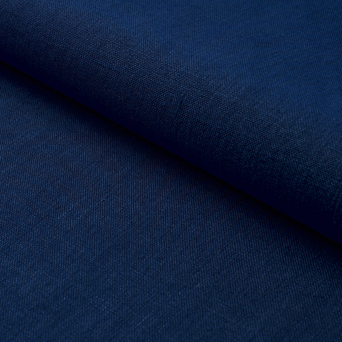 Schumacher KAI LINEN NAVY Fabric | Atlanta Fabrics