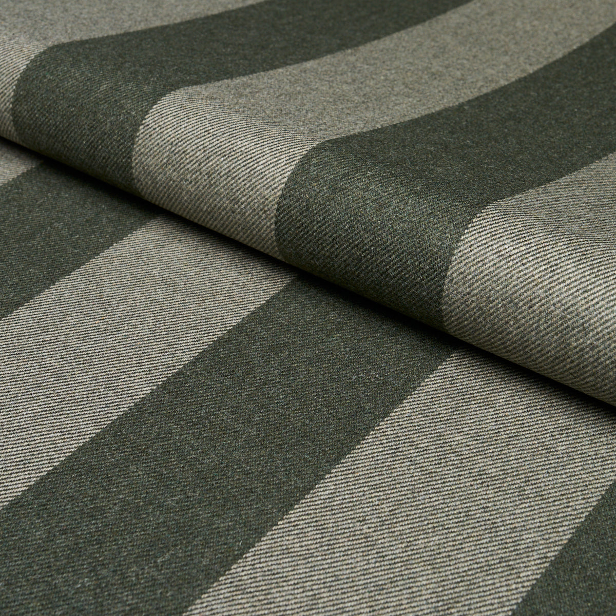 Schumacher HEMLOCK STRIPE SAGE Fabric | Atlanta Fabrics