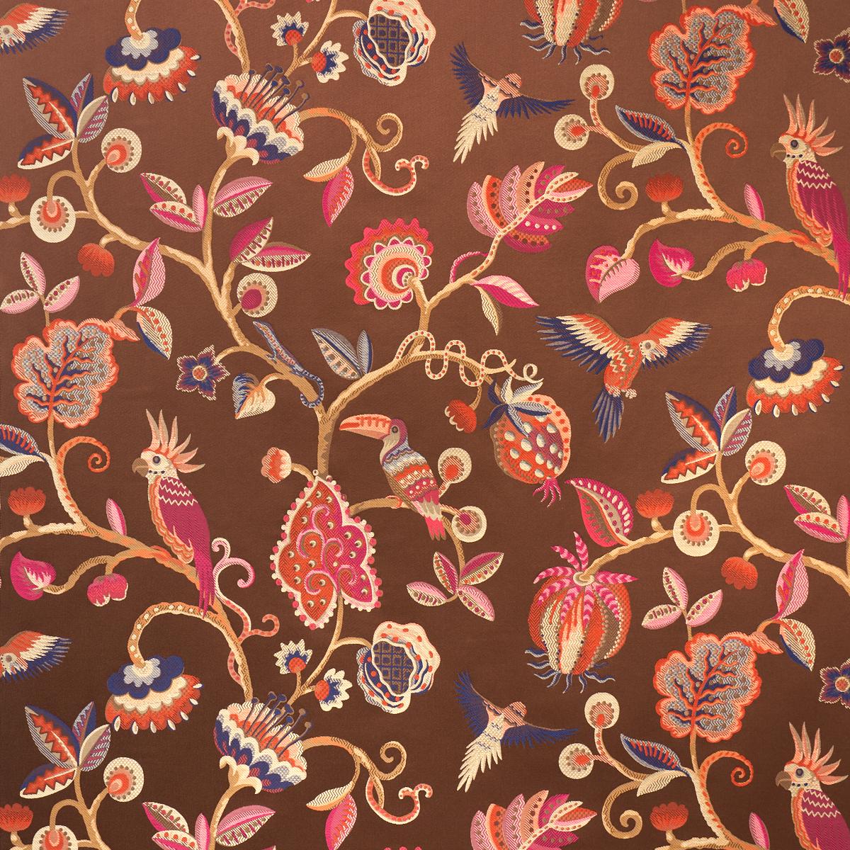 BIRDS OF PARADISE WOVEN CHESTNUT