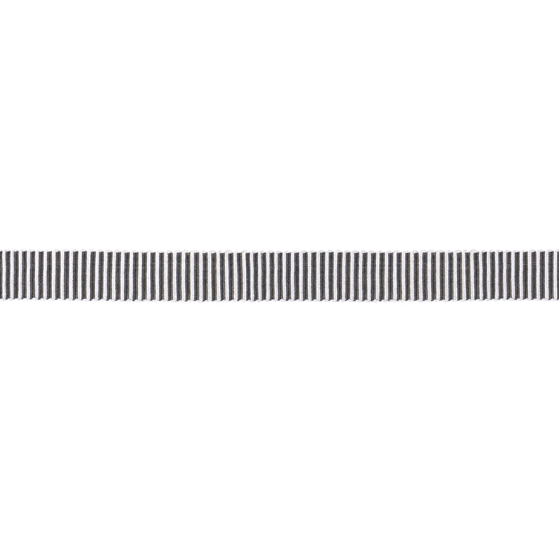 Schumacher KNOX TAPE NARROW GRAPHITE Trim | Atlanta Fabrics