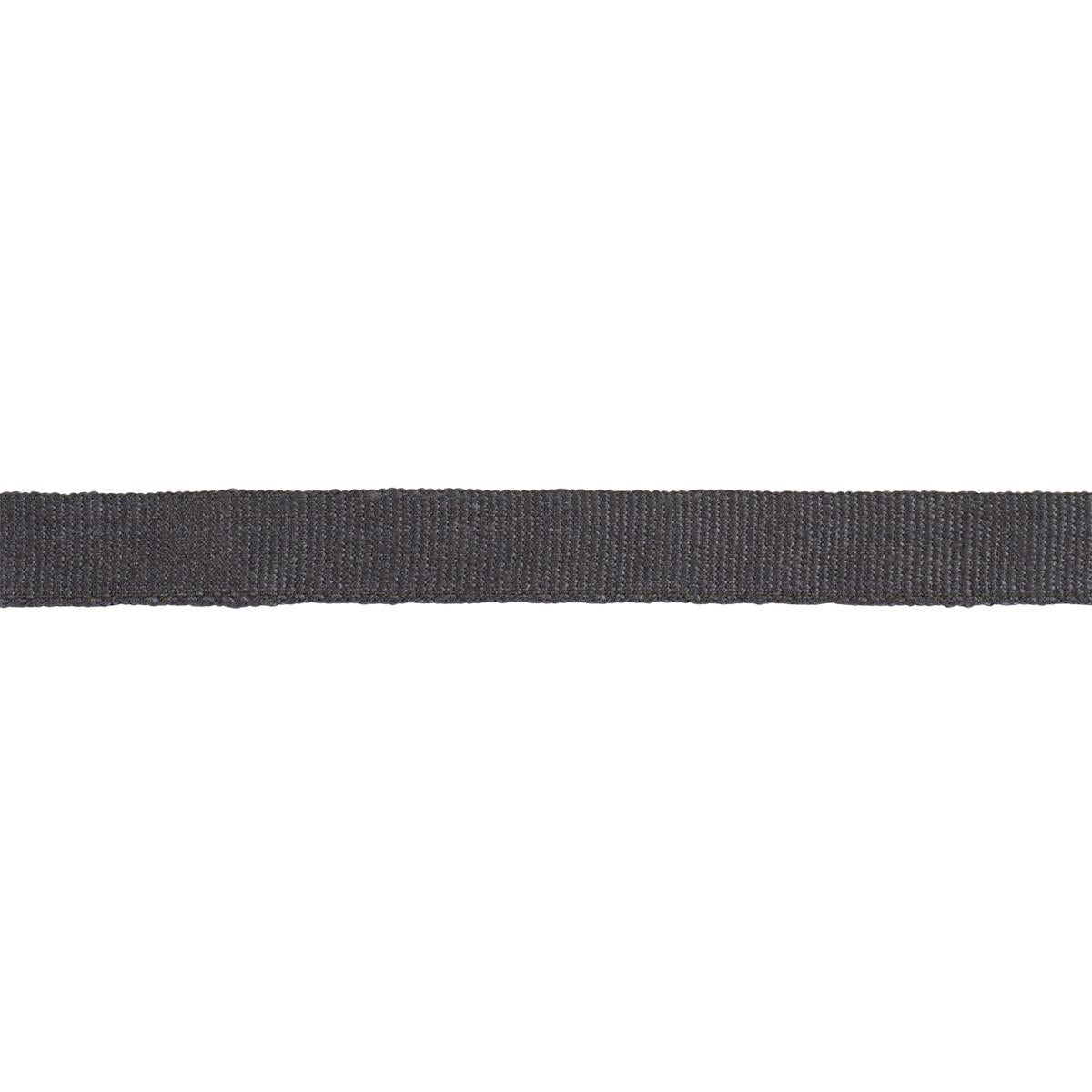 MATHIAS LINEN TAPE NARROW CHARCOAL