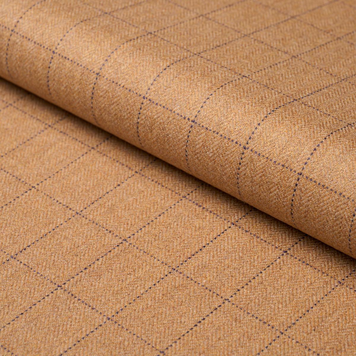 THOMPSON MERINO WINDOWPANE CAMEL