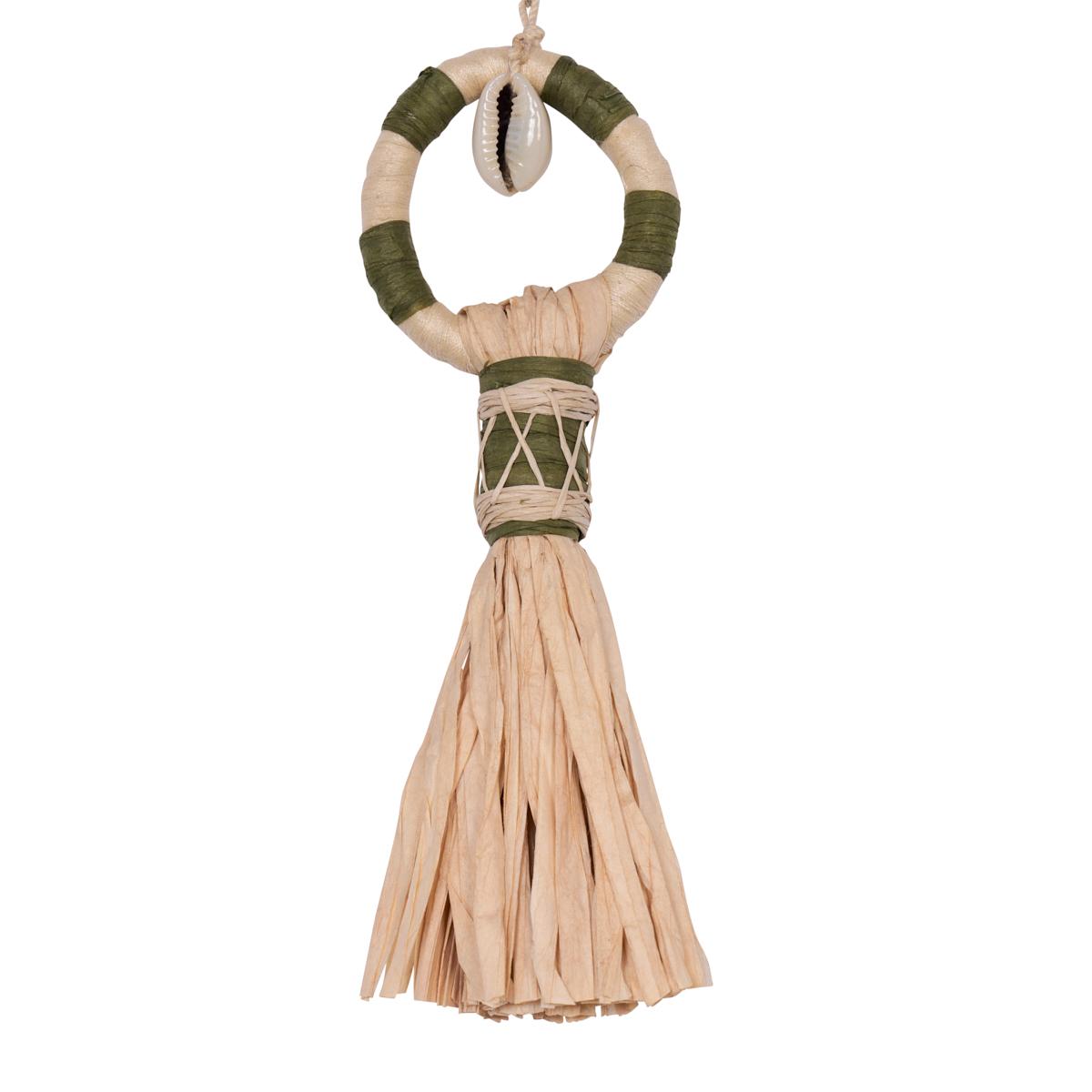 BROOM TASSEL PALM TREE GREEN