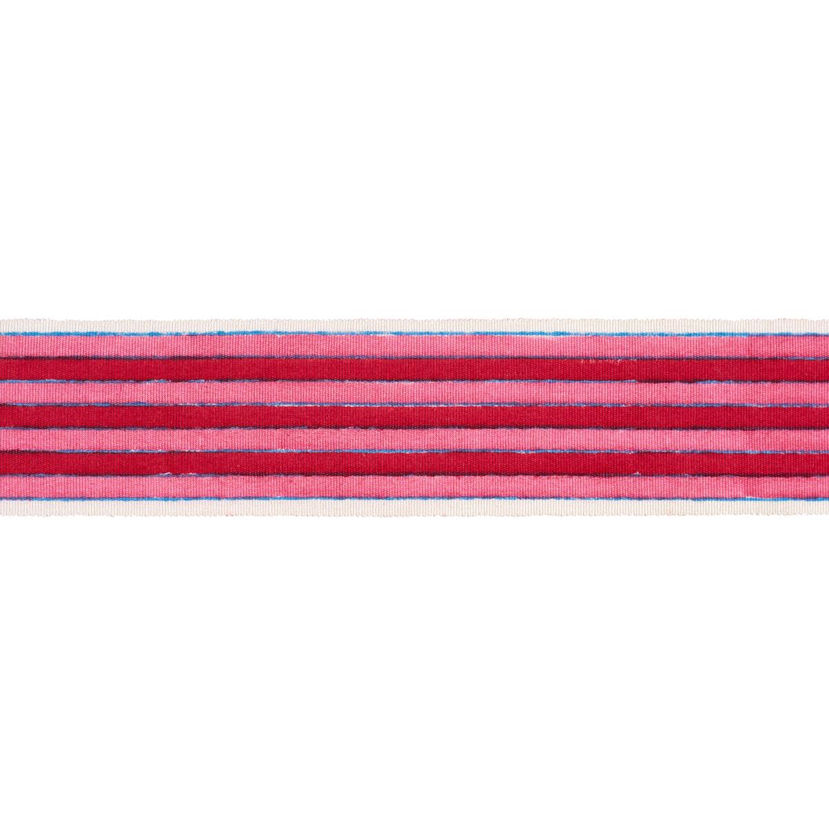 ARYA STRIPE HAND BLOCK TRIM PINK