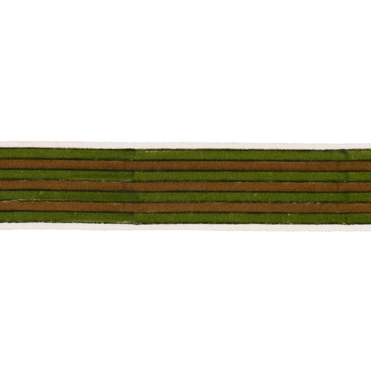 ARYA STRIPE HAND BLOCK TRIM GREEN