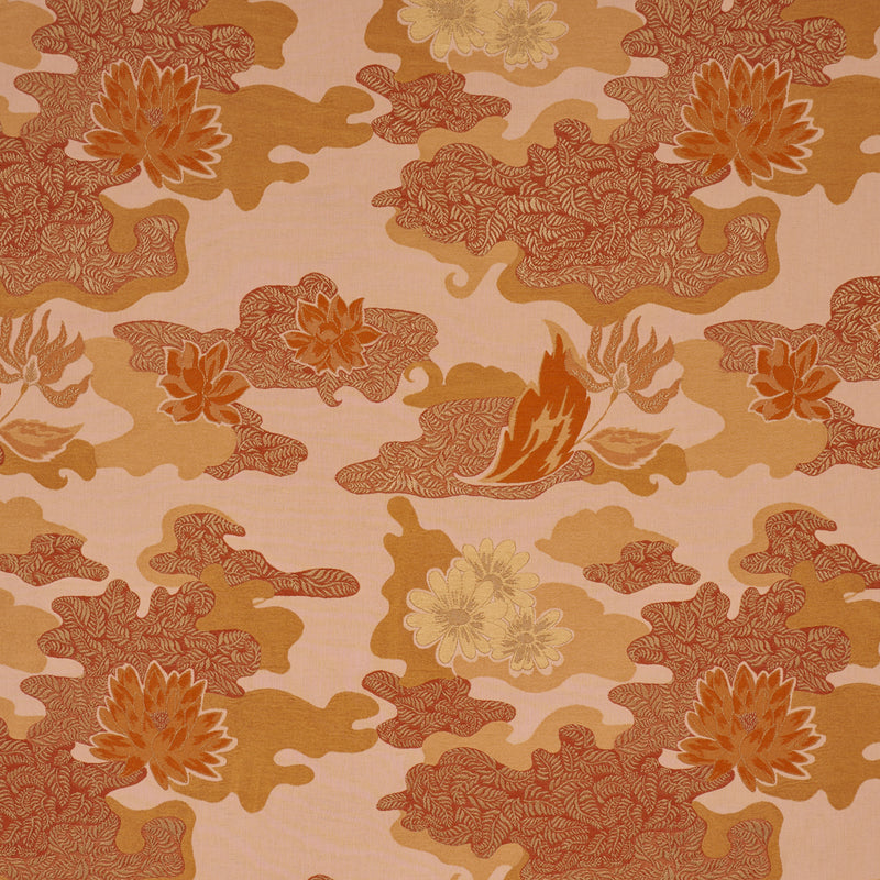 Schumacher LIAN DREAM CORAL Fabric | Atlanta Fabrics