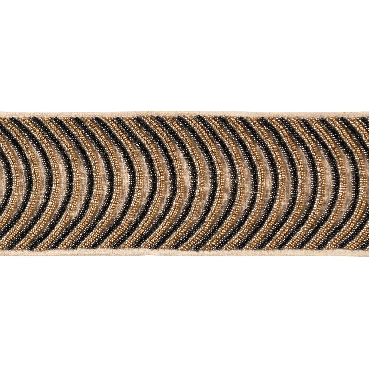 SCHUMACHER DECO GLITZ HANDMADE TAPE EBONY TRIM | Atlanta Fabrics