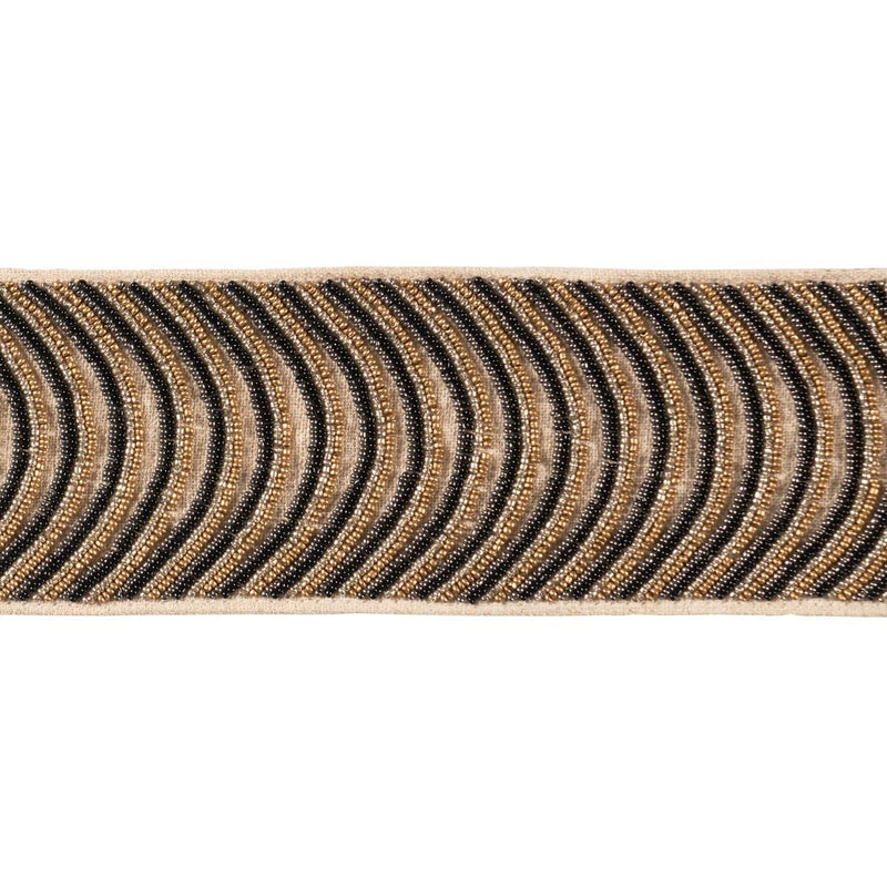 SCHUMACHER DECO GLITZ HANDMADE TAPE EBONY TRIM | Atlanta Fabrics