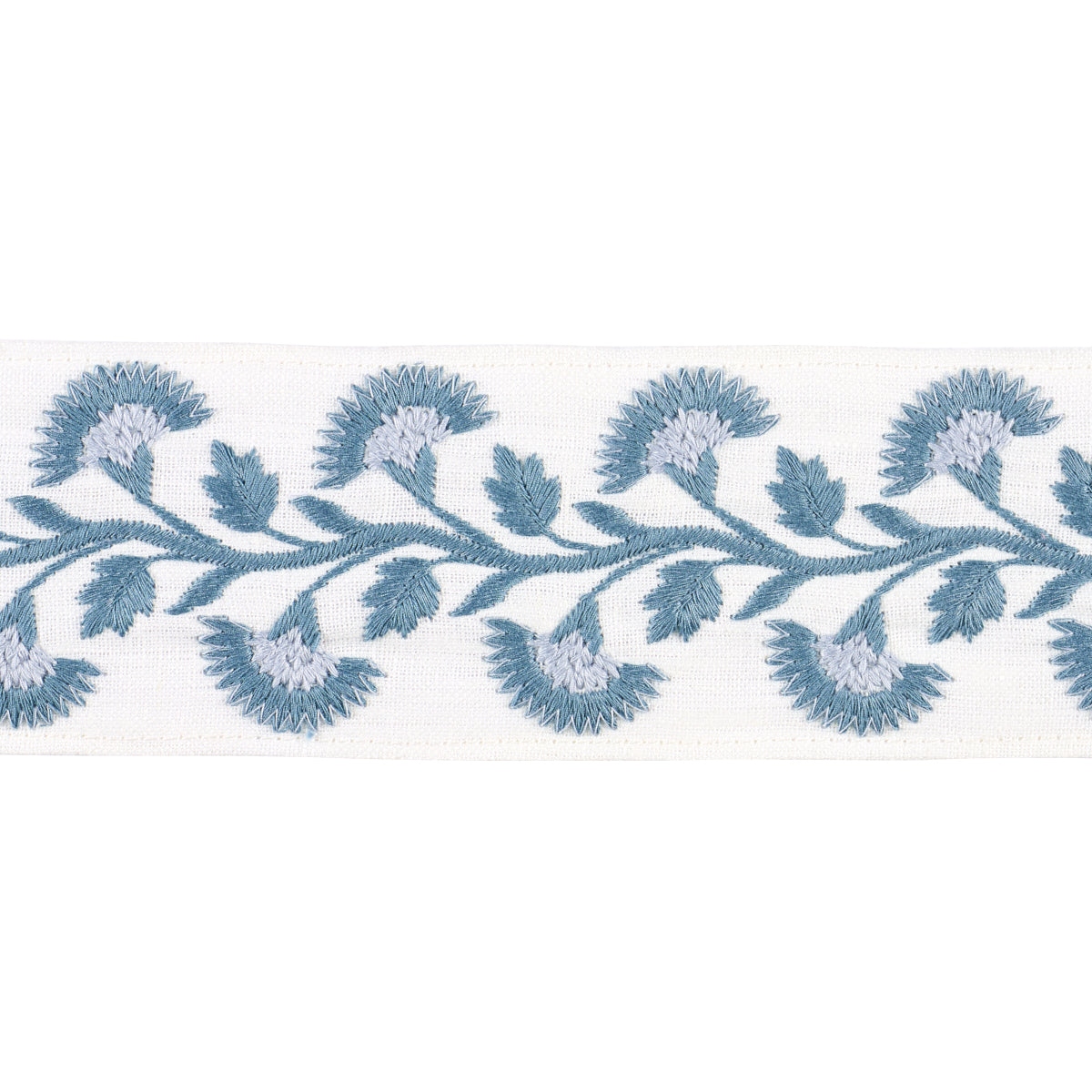 Schumacher LOTTIE TAPE SKY Trim | Atlanta Fabrics