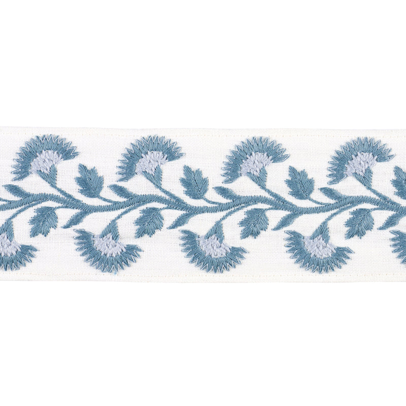 Schumacher LOTTIE TAPE SKY Trim | Atlanta Fabrics