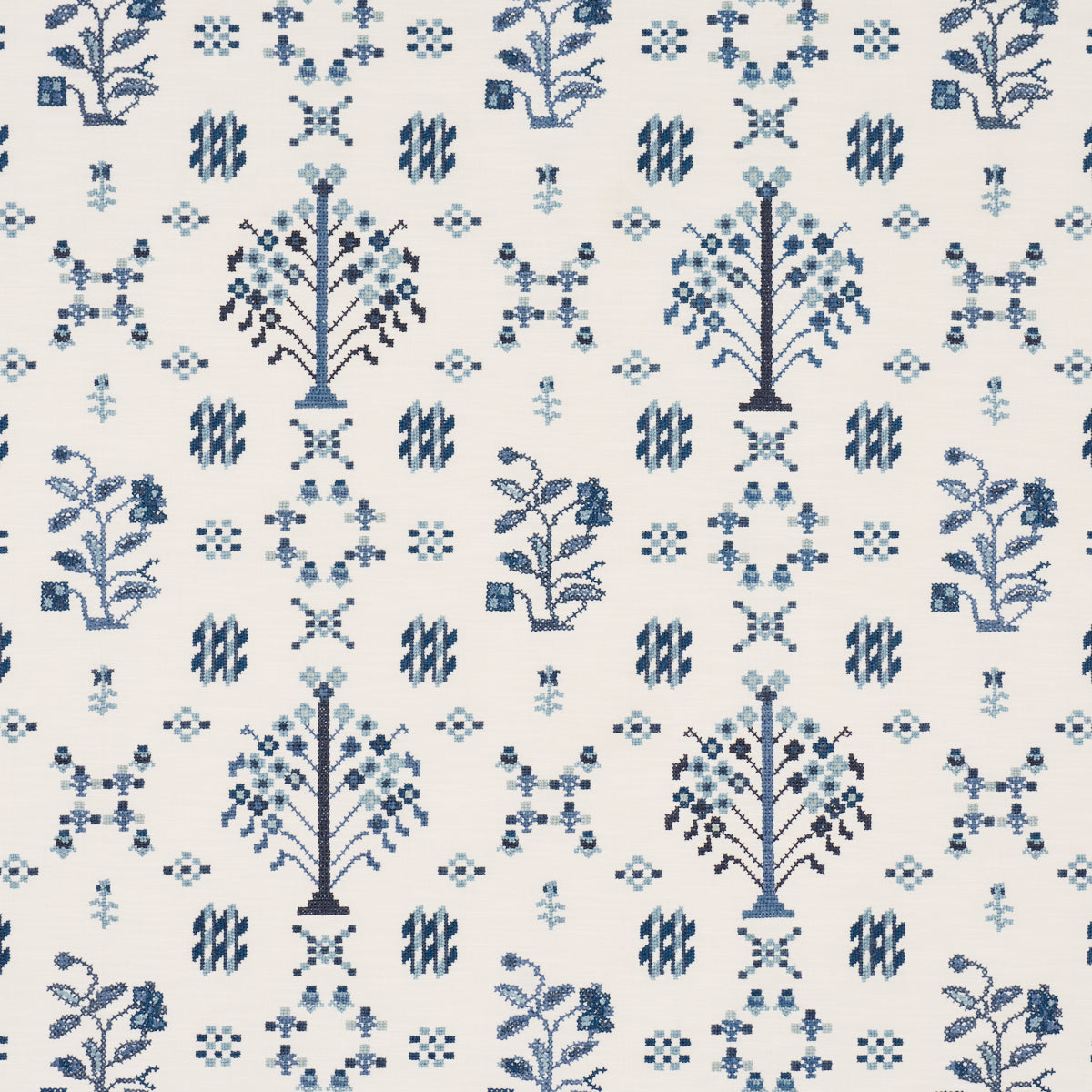 FAIRVIEW CROSS STITCH EMBROIDERY INDIGO