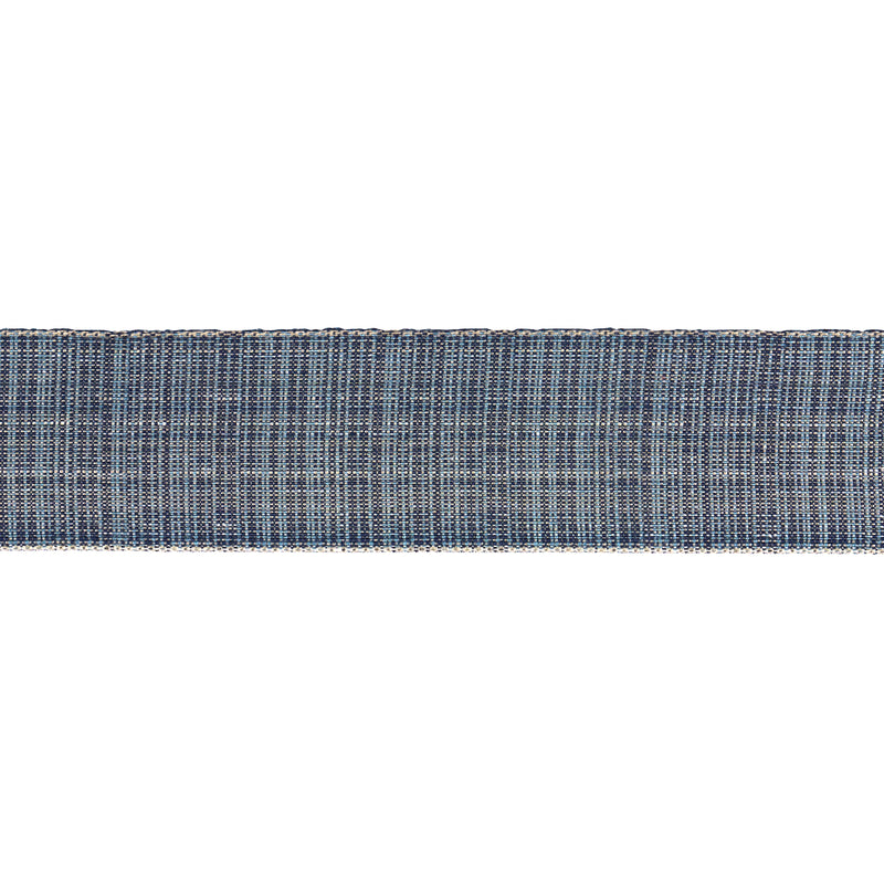 Schumacher TWEED TAPE WIDE INDIGO Trim | Atlanta Fabrics