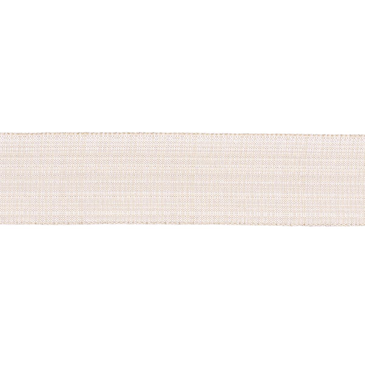 SCHUMACHER TWEED TAPE WIDE IVORY TRIM | Atlanta Fabrics