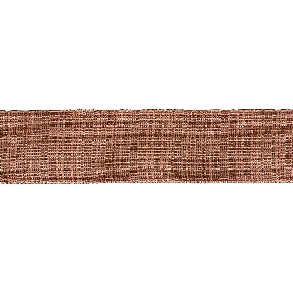 SCHUMACHER TWEED TAPE WIDE BROWN TRIM | Atlanta Fabrics