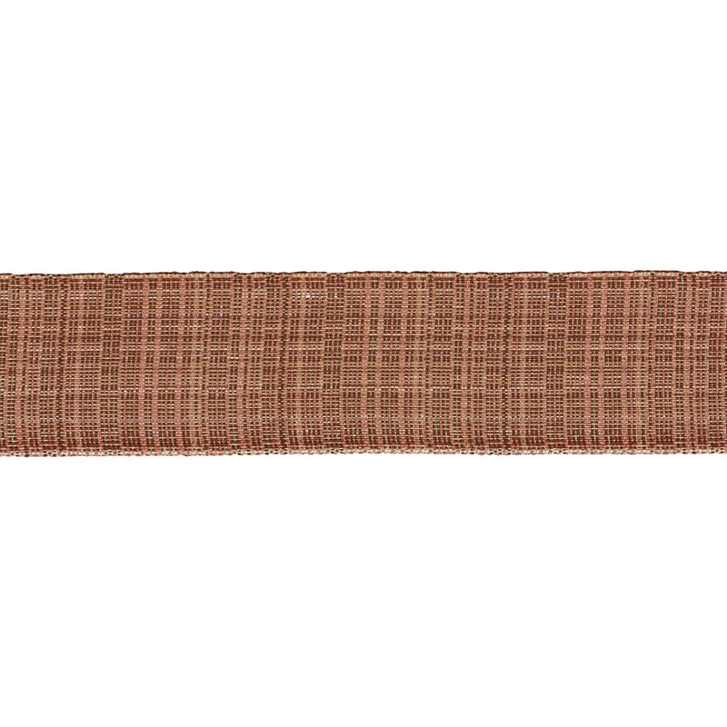 SCHUMACHER TWEED TAPE WIDE BROWN TRIM | Atlanta Fabrics