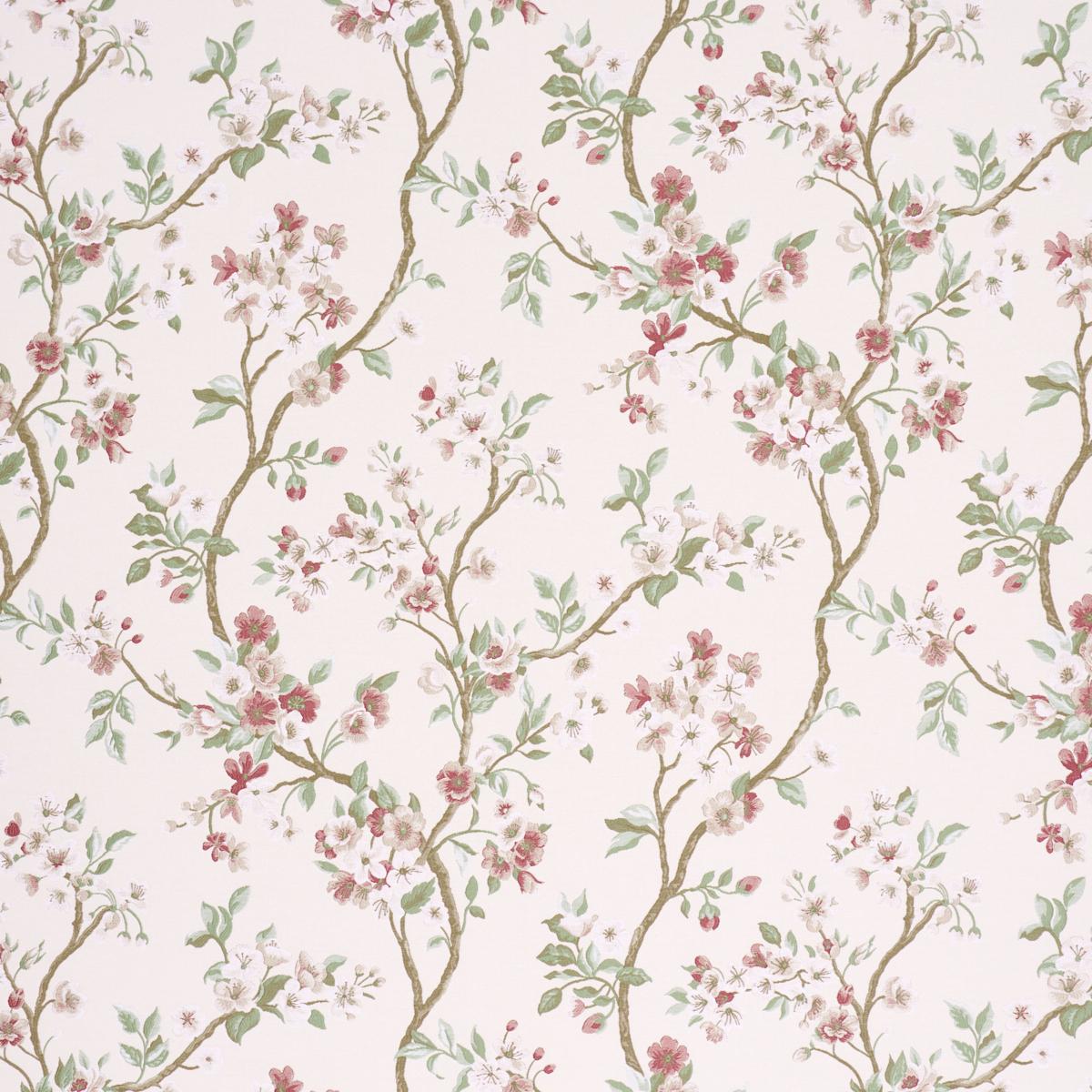 Schumacher CHERRY BLOSSOM CHERRY Fabric | Atlanta Fabrics