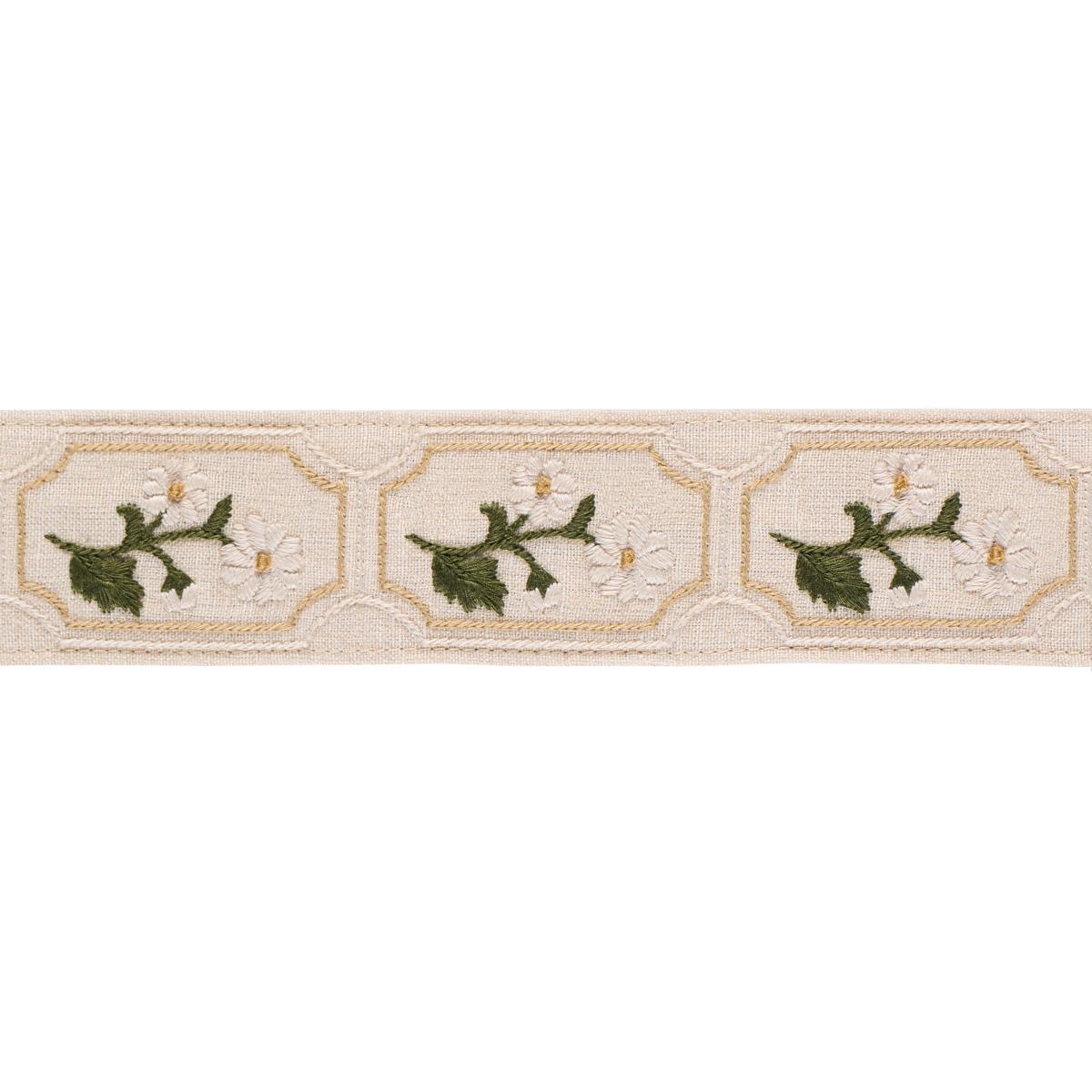 JOLIE HAND EMBROIDERED TAPE NEUTRAL