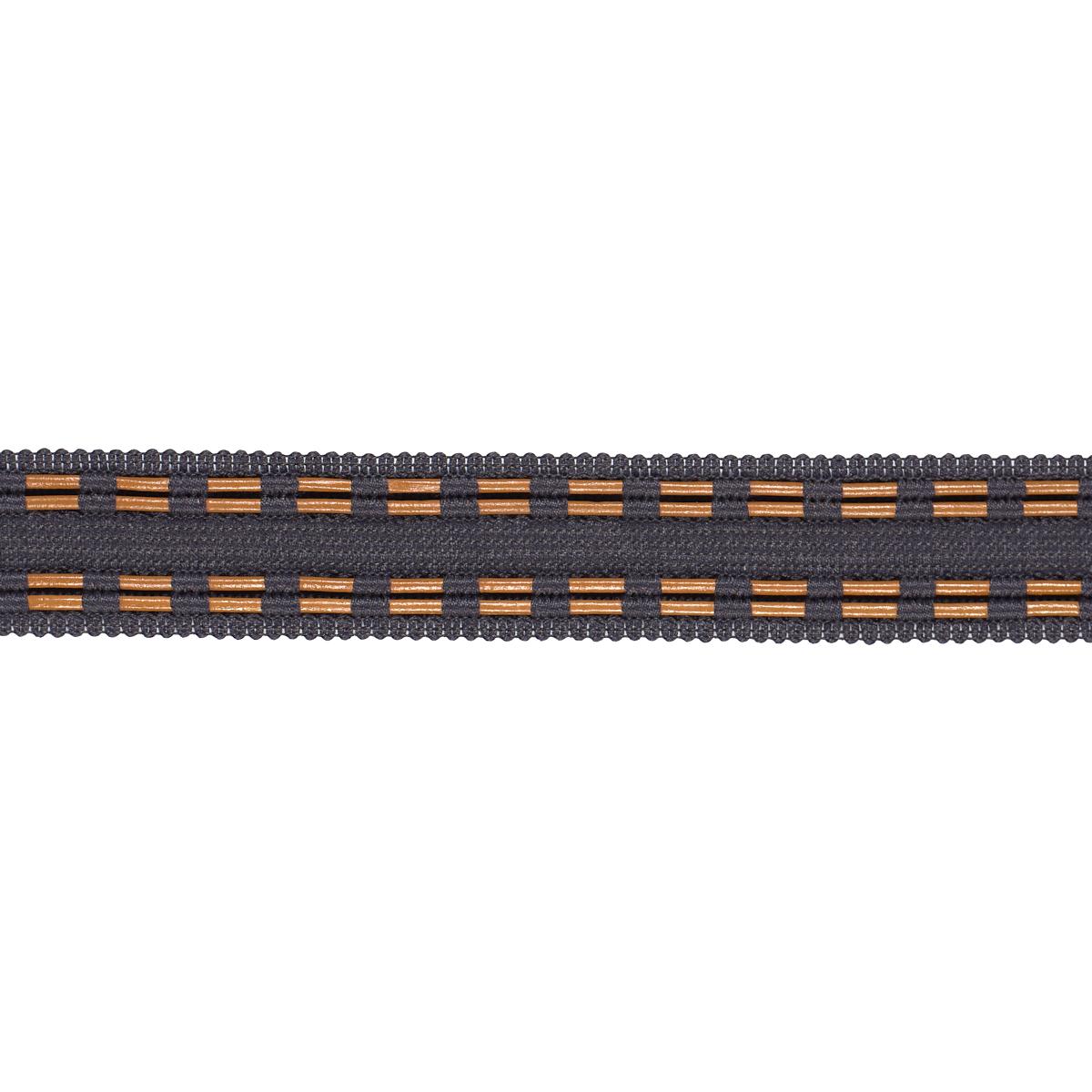 LEATHER CORD TAPE CHARCOAL