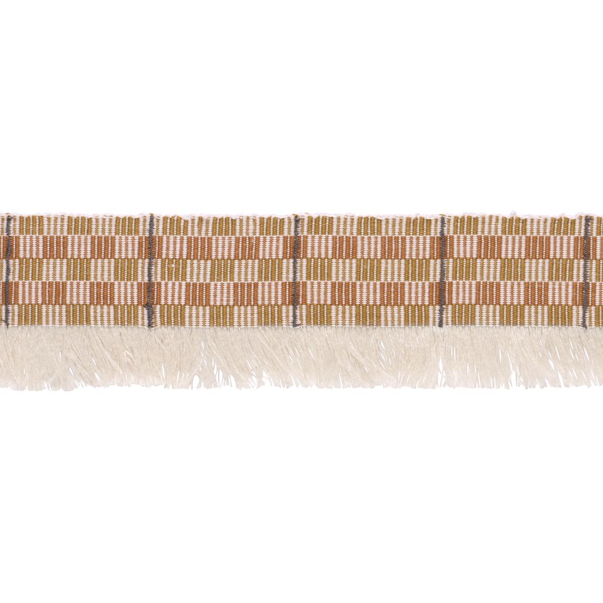 SKYLINE PLAID FRINGE BRONZE
