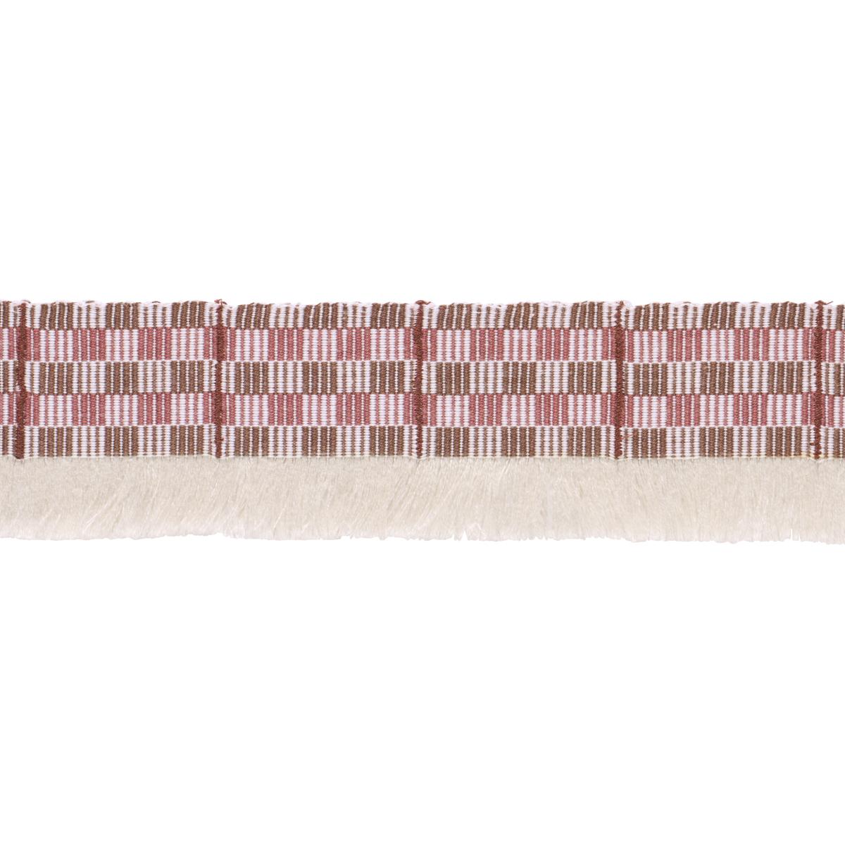SKYLINE PLAID FRINGE MERLOT