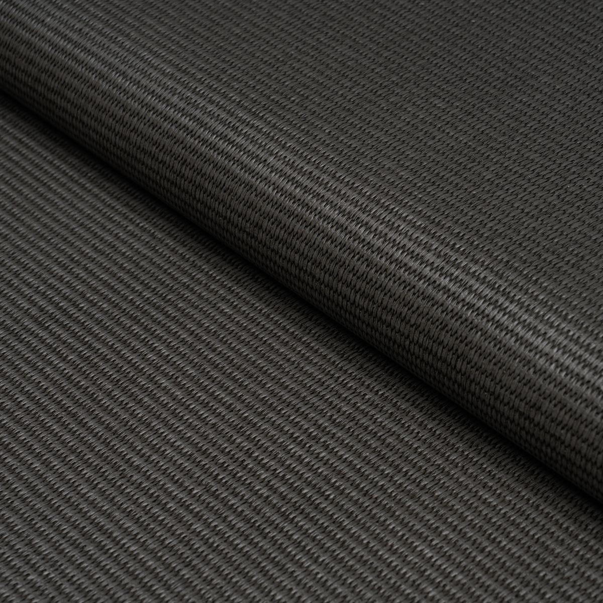 VEGAN LEATHER BASKETWEAVE IN/OUT CHARCOAL